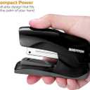 Bostitch Office Heavy Duty Stapler, 40 Sheet Capacity, No Jam, Half Strip, Fits into the Palm of Your Hand, For Classroom, Office or Desk, Black