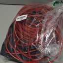 120FT Dog Runner for Yard with 15FT Tie Out Cable - Heavy Duty Trolley System for Large Dogs Up to 250LBS, Backyard/Park/Camping Use (Red, 120FT+15FT)