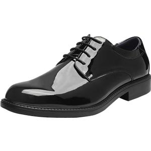 Bruno Marc Men's Oxfords (12, Black Pat)