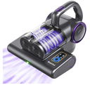 FEPPO Mattress Vacuum Cleaner, 16Kpa Bed Vacuum Cleaner with 253.7nm UV-C Light, 140°F Heat, HEPA Filter & Ultrasonic, Versatile Handheld Vacuums for Bed, Sofa, Couch, Crib(Corded, 500W)