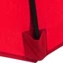 Sunnyglade 7.5' Patio Umbrella Outdoor Table Market Umbrella with Push Button Tilt/Crank, 6 Ribs (Red)