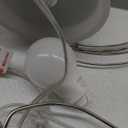 Kyrid 23.25'' Table Lamps for Living Room Set of 2, Distressed Gray Lamp with Luminous LED Base, Bedside Lamps for Bedroom (Bulbs Included)