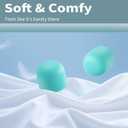 3 x Ear Plug for Sleep, 13 Pairs Reusable Soft Waterproof Silicone Noise Cancelling Earplug for Snoring Blocking, Moldable Ear Putty for Noise Reduction, Swimming, Shower, Travel, Studying