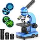 Microscope for Kids Beginners Children Student, 40X- 1000X Compound Microscopes with 52 pcs Educational Kits