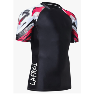 LAFROI Men's Long Sleeve UPF 50+ Baselayer Skins Performance Fit Compression Rash Guard-CLY02D Mecha M