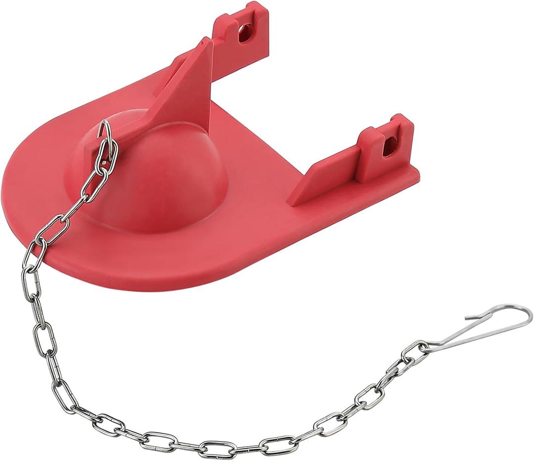 2 Inch Shark Fin Toilet Flapper Compatible with Kohler GP1078440, Toilet Flapper Replacement Part, for Kohler Toilet Tank Parts Red (1 Pack)