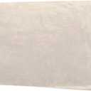 H.VERSAILTEX Velvet Stretch Individual Couch Cushion Cover Plush Slipcover for Loveseat Sofa Furniture Protector Seat Cover (1 Piece Loveseat Cushion Cover, Ivory)