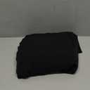 Obstal Spandex Table Cover 6ft Fitted Tablecloth Rectangular - Black Rectangle Folding Table Cloth for Birthday Party Wedding Banquet, 72L x 30W Inch