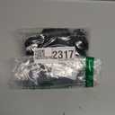 rabbitgoo Dog Harness No Pull with 2 Leash Clips, Adjustable Soft Padded, Reflective Oxford No Choke Pet Vest with Easy Control Handle for Puppy, Black, XS