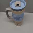 Owala Dune Drifter 40 Oz Travel Tumbler Tan White Stainless Steel