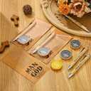 20 Sets Man of God Gifts for Men, Christian Faith Compass, Ballpoint Pens, Bible Verse Cards with Opp Bags, Religious Encouragement Gifts for Fathers, Pastor, Men of Faith