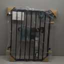 Babelio Baby Gate for Stairs, Kitchen & Doorways, No Bottom Bar| One-Handed Operation| Auto-Close| Hardware Mount (Drill Needed) Safety Dog/Pet Gate (Black - B17, 26-43" W, 28" H)