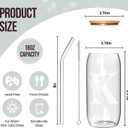 3 x Monogrammed Gifts for Women, Personalized Drinking Glasses Cup 16oz with Lids & Straws- Birthday,Mother's day, Christmas, Special Gifts for Mom, Bestie, Teacher, Sister, Coworker and Bridesmaids (K)