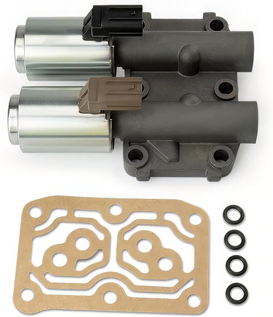 28260-PRP-014 Transmission Dual Linear Shift Solenoid for Dual Linear Solenoid with Gasket for Acura Rsx 2002-2006, Tsx 2004-2008, for Honda Accord CR-V Element 2003-2008 Replace 28260PRP014