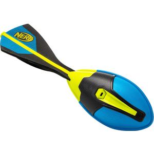 Nerf Vortex Ultra Grip Football, Designed for Easy Catching, Howling Whistle Sound, Distance-Optimizing Tail, Water-Resistant, All-Weather Play (One Size, Black/Blue/Yellow)