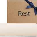 REST Evercool+ Top Sheet, Cali King/King Size, Snow Ivory, 104"X108" (1 Flat Sheet only)