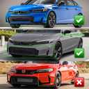 Front Lip 3Pcs for Honda Civic Sedan Hatchback 11.5th Gen 2025 2026