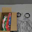 8 Pack Large Outdoor Christmas Decorations, Weatherproof Inflatable Christmas Balls for Yard, Patio, or Front Door, Perfect Inflatable Ornaments Outdoor for Holiday Dcor (9 Inch Balls)