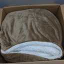 Bedsure GentleSoft Sherpa Fleece Blankets King Size for Bed, Non-Heated, Thick and Warm Throw for Women and Men, Soft Fuzzy Plush King Blanket for Winter, Camel, 108x90 Inches