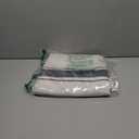 Laolitou Rustic Tablecloth Cotton Linen Waterproof Tablecloths Burlap Table Cloths for Kitchen Dining Cloth Table Cloth for Rectangle Tables Light Grey Stripes Rectangle,55''x70'',4-6 Seats