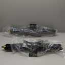 Kohree 7500lbs RV Stabilizer Leveling Scissor Jacks 24" for Travel Trailer Camper, Set of 2, Heavy Duty RV Stabilizer Jacks Kit with Crank Handle and Drill Bit, Black