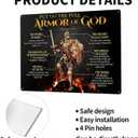 WZVZGZ Armor of God Tin Metal Sign Wall Decor Fun Decoration for Home Kitchen Bar Room Garage Vintage Poster Plaque 12" x 16"