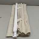 No Drill Cordless Roman Shades for Windows, 22" W 64" H - Light Filtering - Linen - Beige