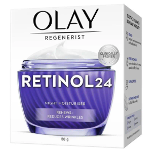 Olay Regenerist Retinol 24 Night Face Cream Moisturiser Fragrance Free 50g Best By: 07/2027