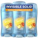 Secret Fresh Antiperspirant Deodorant for Women, 72hr Breathable Sweat & Odor Protection, Instant Freshness & Gentle, PH Balance Mineral, Invisible Solid, Invigorating Citrus Scent, 2.6 oz (Pack of 3)