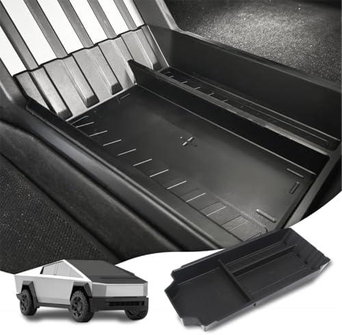 CyberGear Lower Center Console Organizer Tray for Cybertruck Floor Storage Tray for Cybertruck Accessories TPE Easy Install