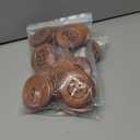 2 x 20 Pack Wooden Sewing Buttons, 2.36 Inch Round, 4 Holes, 60mm Large Size for Crafts, DIY Clothing, Bag Decoration, (Brown)