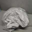 JML Microfiber Bath Towels Set, 6 Pack, 27" x 55" - Extra Soft, Absorbent and Fast Drying, Multipurpose White Microfiber Towel for Adult Men Women, Hair Wrap, Bath, Beach, Pool, Sports, Yoga, White