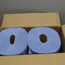 Tork Industrial Wiper Blue W1/W2, Centerfeed, 2 x 375 Sheets, 13244101 (10 inches (Case of 2 Rolls))