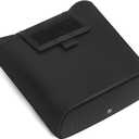 TACNEX Folding Dump Pouch for Duty/Battle/Range Belt Roll Up MOLLE Magazine Drop Pouch Drawstring Open Mag/Tool Recovery Waist Bag Utility Storage Pack for Hunting Shooting (Vertical Black)