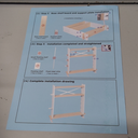Desktop Organizer Shelf, Large Space Desktop Organizer Shelf for Dormitory, Book Shelf, Computer Monitor Storage Stand.