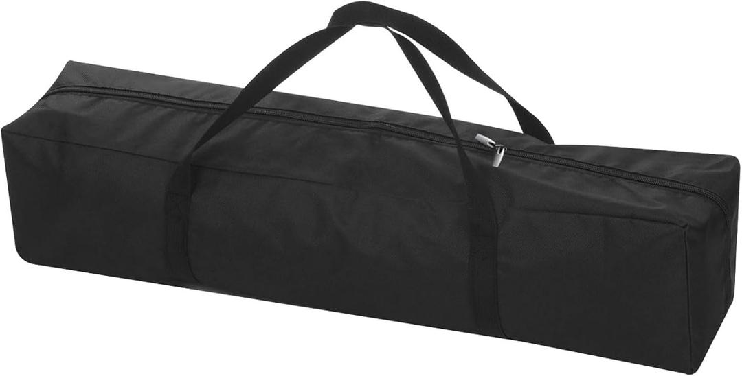 PATIKIL 23 Inch Camp Chair Replacement Bag Nylon Folding Chair Carrying Storage Bag for Beach Chair with Large Zipper Shoulder Strap for Camping Travel, Black (23 x 7.8 x 7.8 inch)