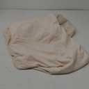 H.VERSAILTEX Armless Accent Chair Covers Thick Velvet Armless Chair Slipcovers High Stretch Chair Covers for Living Room Hotel Machine Washable Furniture Protector with Elastic Bottom, Ivory