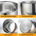 Replacement Rice Cooker 5.5 Cup Inner Pot Only Compatible with Tiger JBV-A10U Inner Pot, 304 Stainless Steel Inner Bowl, Durable Pots for Multi-Cookers, Easy to Clean and Dishwasher Safe