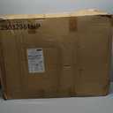 Amazon Basics Outdoor Textilene Adjustable Zero Gravity Folding Reclining Lounge Chair Set with Side Table, Pack of 2, Blue