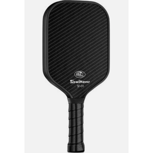 Carbon Fiber Pickleball Paddle, Carbon Fiber Surface (CFS) Pickle Ball Paddles with 16mm Honeycomb Core, Lightweight, Shock-Absorbing Paddle with Anti-Slip Grip, Ideal for Novice & Pro Players