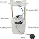 Electric Fuel Pump Module Assembly Compatible with 2005-2015 Chrysler 300 2008-2017 Dodge Challenger 2006-2017 Dodge Charger 2005-2008 Magnum V6 V8 2.7L 3.5L 3.6L 5.7L 6.1L 6.4L Replace E7192M