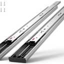 VEVOR 10 Pairs 14 Inch Soft Close Drawer Slides 14 16 18 20 22 24 Inch Heavy Duty Side Mount Rails,Ball Bearing Full Extension Noiseless Dresser Drawer Slides, 100 Lbs Load Capacity