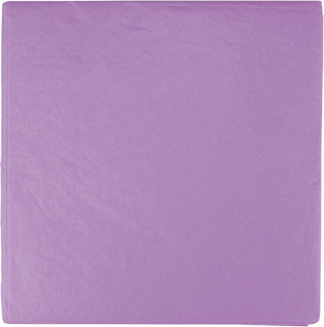 Iconikal 60-Sheet Gift Wrap Tissue Paper 20x20-Inch (Purple) Premium for Crafts Gift Baskets Floral Arrangements Art Projects Party Decor Bulk Pack
