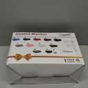 Homemate Heated Blanket Electric Throw - 50"x60" Heating Blanket Throw 1/2/4/6/8 Hours Auto-Off 10 Heat Level Over-Heat Protection Flannel Sherpa ETL Certification (01 - Light Grey)