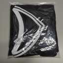 YWIES Plain Basketball Jersey, Blank Team Uniform, Hip Hop Hipster Short Sleeveless Active Shirts (Black, XL)