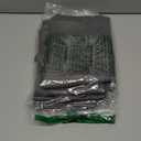 Easy Home 3 Piece Solid Color Blackout Window Curtain Set with Tiers and Valance Rod Pocket Thermal Privacy Curtain Tiers for Kitchen, Living Room, Bathroom Shades, W27 x L36 Inch,(Dark Gray)