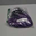 Baruisi Long Wavy Ombre Black Purple Wig Synthetic Natural Middle Part Cosplay Costume Hair Wigs for Women