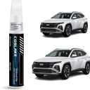 Car Touch Up Paint(Serenity White Pearl(W6H)) for Hyundai, Car Paint Scratch Repair Kit, Quick & Easy Solution to Repair, 2 in 1 Scratch Remover Pen with Color-Matched