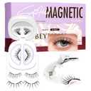 BEYELIAN Magnetic Eyelashes with Applicator, Soft Magnetic Lashes Natural Look Comfortable & Secure Fit Easy to Apply Reusable (1 Pairs, CS01)