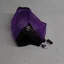 Harrison Howard CareMaster Horse Fly Mask Half Face with Ears Black/Purple Retro Medium Cob M